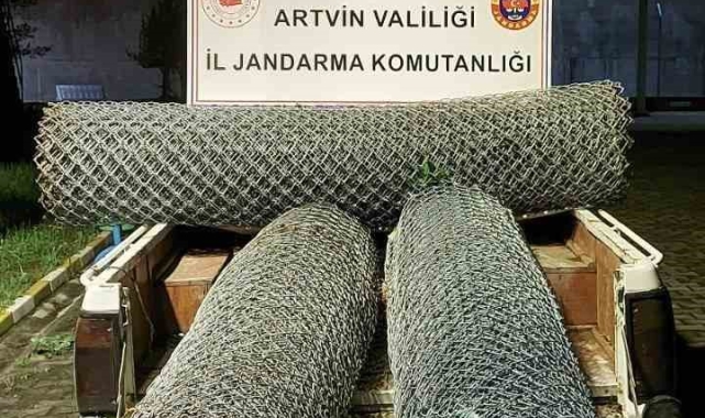 Artvin'de fens teli hırsızı jandarma ekiplerine takıldı