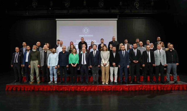Atatürk Üniversitesi'nde Nisan ayı Bilimsel Teşvik töreni düzenlendi