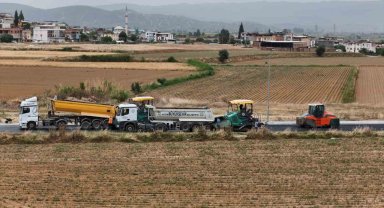Aydın Büyükşehir Belediyesi yol yapım çalışmalarına devam ediyor