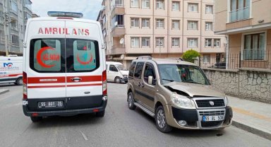 Bafra'da trafik kazası: 2 yaralı
