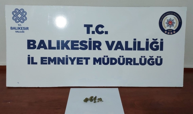 Bandırma'da uyuşturucu operasyonu
