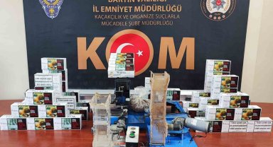 Bartın'da kaçak sigara operasyonu