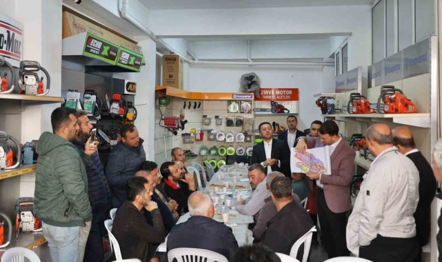 Başkan Arı sanayi esnafı ile buluştu