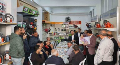 Başkan Arı sanayi esnafı ile buluştu