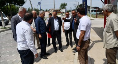 Başkan Balaban 4 mahallede incelemelerde bulundu