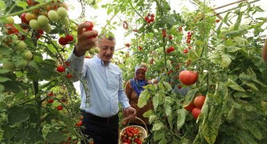 Başkan Büyükakın'dan kadın üreticiye tam destek sözü