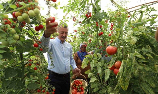 Başkan Büyükakın'dan kadın üreticiye tam destek sözü