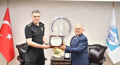 Başkan Büyükkılıç, İl Emniyet Müdürü Aydın'ı ağırladı