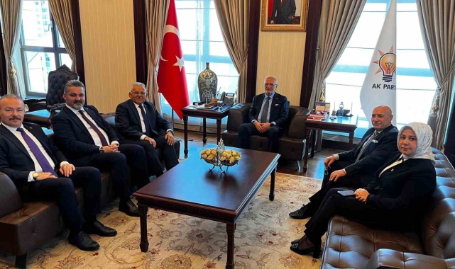 Başkan Büyükkılıç'tan AK Parti Genel Başkan Vekili Elitaş'a ziyaret