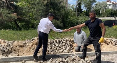 Başkan Durgut saha çalışmalarını inceledi