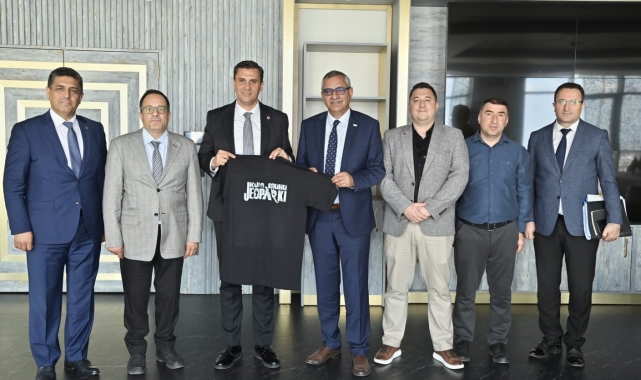 Başkan Zeyrek'e jeopark sunumu