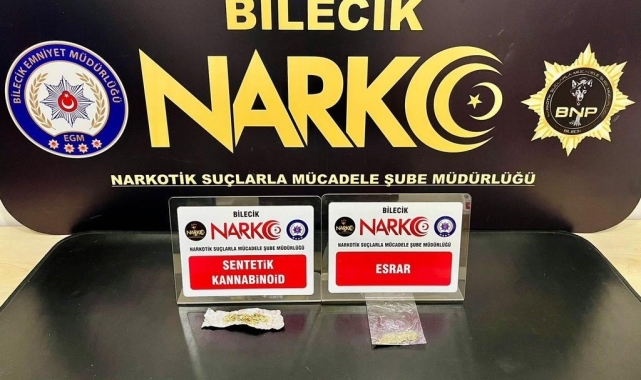 Bilecik'te uyuşturucu operasyonu
