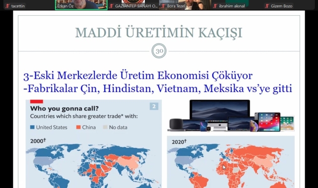 Bilgi ekonomisi, GSO Yeni Nesil Sanayici Platformu'nun düzenlediği programda konuşuldu