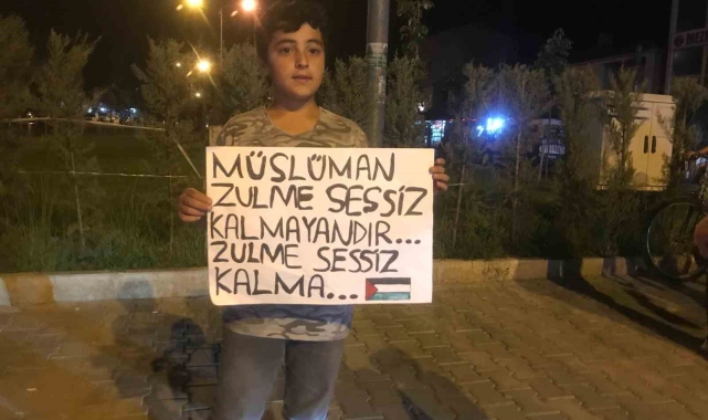 Bingöl'de Filistin'e destek konvoyu