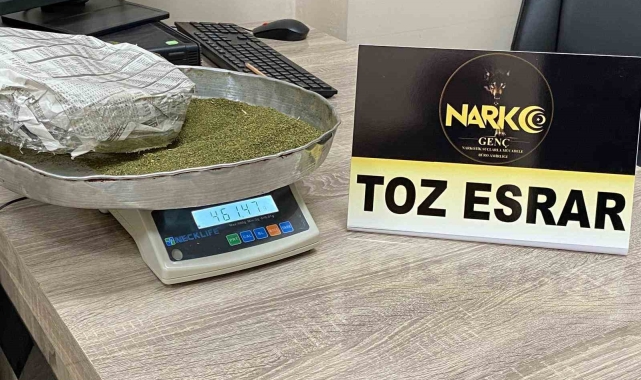 Bingöl'de uyuşturucu operasyonu: 1 gözaltı