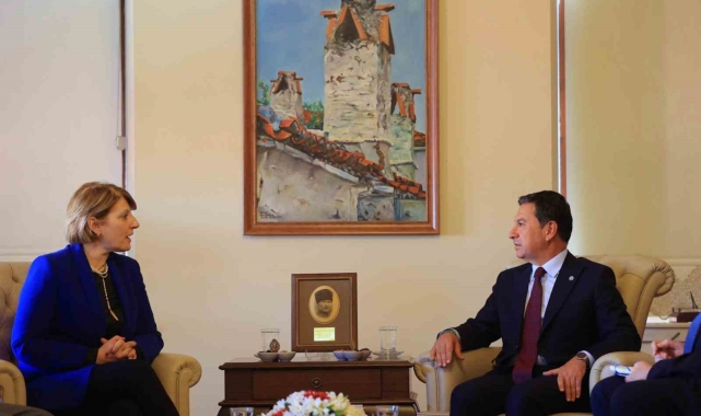 Birleşik Krallık Ankara Büyükelçisi'nden Başkan Aras'a zZiyaret