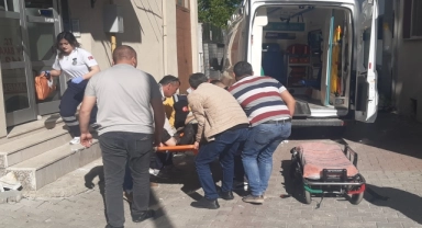 Bolu'da klima takarken ikinci kattan düşen kişi yaralandı