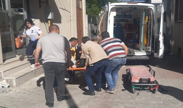 Bolu'da klima takarken ikinci kattan düşen kişi yaralandı