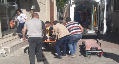 Bolu'da klima takarken ikinci kattan düşen kişi yaralandı