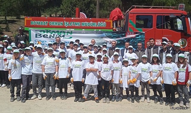 BOYABAT’TA 'ORMAN BENİM' ETKİNLİĞİ YAPILDI!