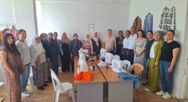 Bozdoğan Kaymakamı Gökçe dikiş nakış kursiyerleri ile bir araya geldi