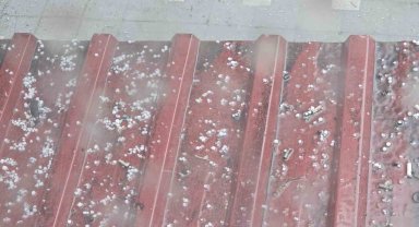 Bursa Orhangazi'de dolu etkili oldu