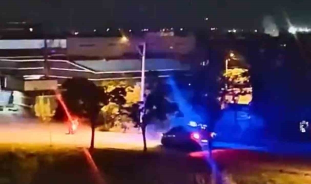 Bursa'da polis ile motosiklet kovalamacası kamerada