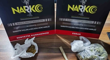 Bursa'da uyuşturucuya geçit yok : 2 gözaltı