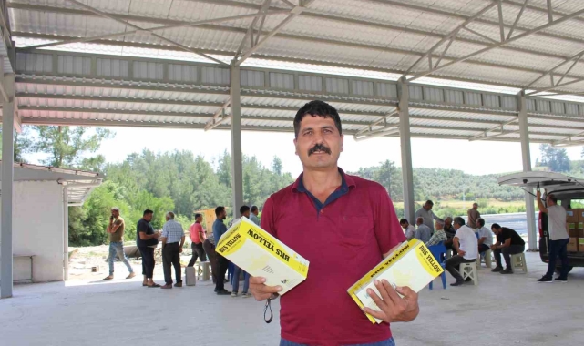 Büyükşehir'den 3 mahalleye 18 bin 200 yapışkan tuzak desteği