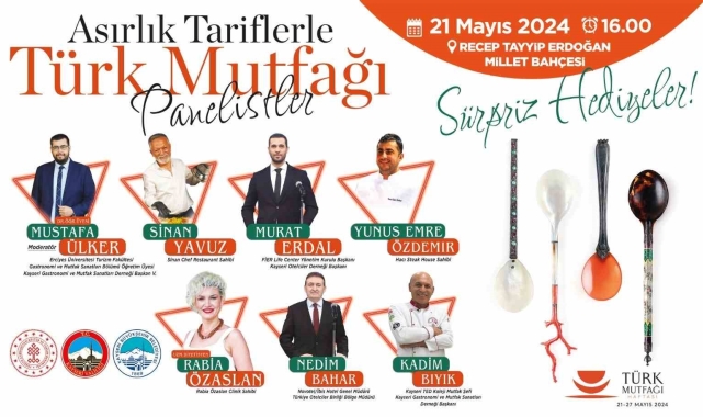 Büyükşehir'den 'Asırlık Tariflerle Türk Mutfağı' paneli