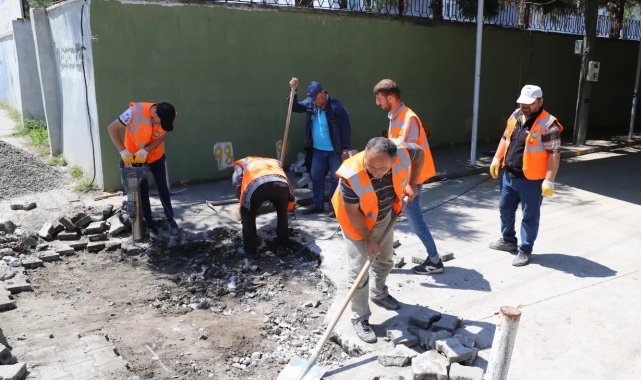 Çarşamba'da pazar yerleri onarılıyor