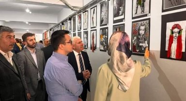 Çermik'te Filistin temalı sergi açıldı