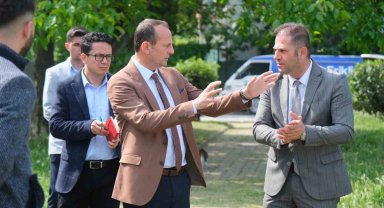 Çiftlikköy'de Başkan Yele, çalışmalar için düğmeye bastı