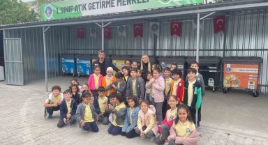 Çiftlikköy'de Sıfır Atık Merkezi 140 öğrenciyi ağırladı