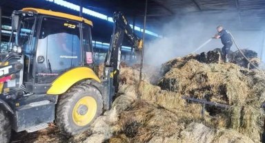 Cincin'de meydana gelen yangında maddi hasar oluştu