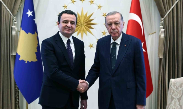 Cumhurbaşkanı Erdoğan, Kosova Başbakanı Kurti'yi kabul etti