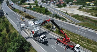 Damperi açık kalınca havada askıda kaldı