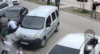 Darp edilen kuryenin dehşet saçtığı anlar ortaya çıktı