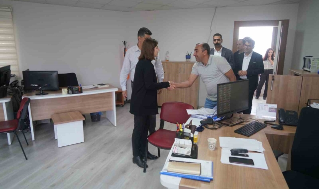 DBB Başkanları birimleri denetledi