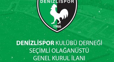 Denizlispor'da 15 günde yeniden kongre kararı alındı