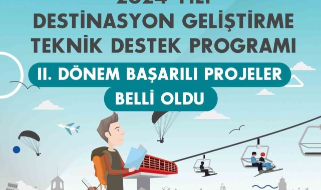 Destinasyon Geliştirme Teknik Destek Programı ile 5 proje desteklenecek