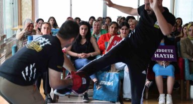 Diyarbakır'da Anneler Günü'nde kadınlara savunma eğitimi verildi