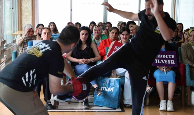 Diyarbakır'da Anneler Günü'nde kadınlara savunma eğitimi verildi