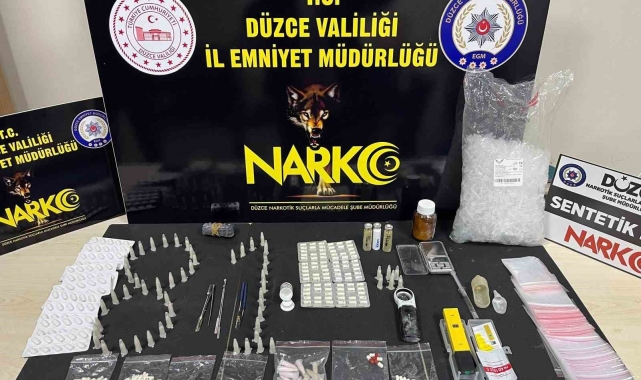 Düzce'de uyuşturucu operasyonu: 1 gözaltı