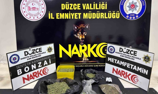 Düzce'de yakalanan uyuşturucu satıcısı tutuklandı