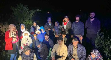 Edirne'de 21 kaçak göçmen yakalandı