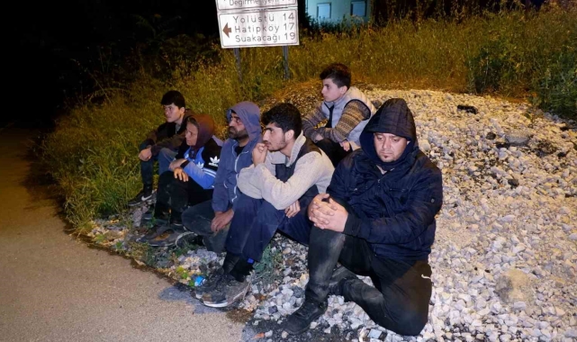 Edirne'de 7 göçmen yakalandı