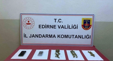 Edirne'de uyuşturucu madde ve hassas terazi ele geçirildi