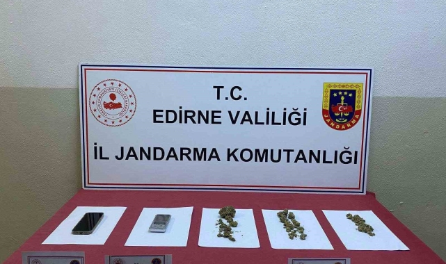 Edirne'de uyuşturucu madde ve hassas terazi ele geçirildi