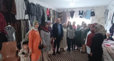 Elazığ'da kursiyerlerin ürettiği ürünler sergilendi